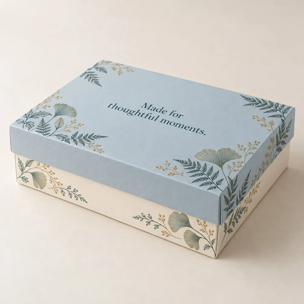 Four-Corner Tray with Lid Boxes
