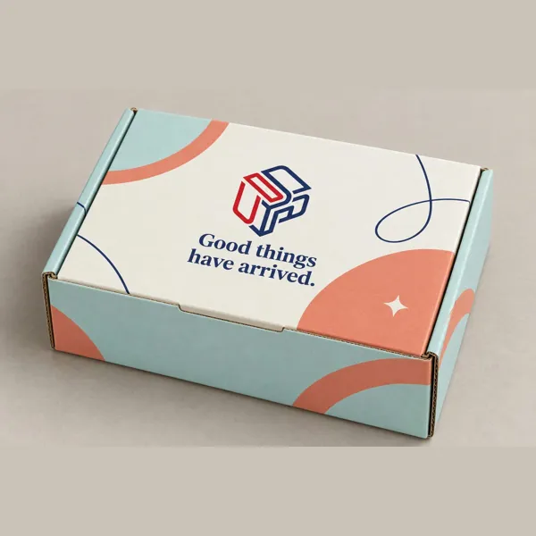 Roll-end tuck-front corrugated mailer box